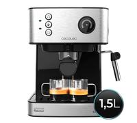 Cecotec 01556 - Cafetera Power Espresso de 20 Bares, 850 W, Depósito de 1,5 Litros y Vaporizador