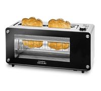 Cecotec 03042 - Tostador Vision Toast 2 Tostadas Ranura XL Cristal