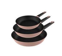 Cecotec 03130 - Set de Sartenes de 18 Cm, 22 Cm y 26 Cm Polka Experience Bucket Set Gravity
