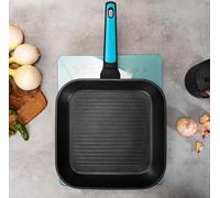 Cecotec 03166 - Sartén Polka Platinum 28 Grill Thunder Antiadherente Libre PFOA