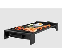 Cecotec Plancha de Asar Eléctrica Tasty&Grill 2500 BlackWater MixGrill. 2150 W, Revestimiento Antiadherente, Superficie Mixta, Termostato Regulable, Apta para Lavavajillas