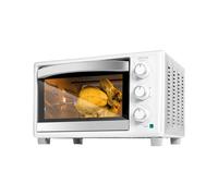 Cecotec Horno de sobremesa Bake&Toast 3090 White Gyro, 30 L, 1500 W, 5 funciones diferentes, Incluye rustidor gitadorio, Luz interior, bandeja recogemigas.