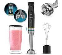 Cecotec 03972 - Batidora de mano Katana 15 Cream B 1500W 4 Cuchillas PerreoMove Pie XL