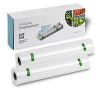 Cecotec 04072 Rollos Gofrados Set de 2 Rollos Grandes 28 x 600 cm, Superficie Gofrada, BPA Free
