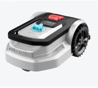 Cecotec Robot Cortacésped con App Conga Grasshopper 500. Motor Digital Brushless, Superficies de 500m2, Pendiente Máxima de 27%, Regulador de Las Hojas de Corte, Sensor Detector de Lluvia