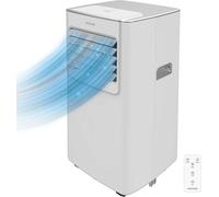 Cecotec Aire Acondicionado Portátil con Mando a Distancia ForceClima 7100. 7000 BTU, Bajo Consumo, Pantalla LED, 4 Modos, 2 Velocidades, Cobertura 15-20m2