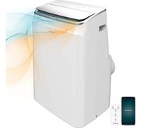 Aire acondicionado portátil conectado ForceClima 12800 con calefacción silenciosa (blanco) - CECOTEC