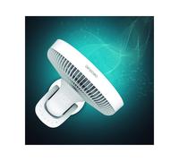 Cecotec Ventilador de Batería EnergySilence 2600 Sunflower Portable. 3 en 1, 22 W, Motor BLDC, Diámetro 13”, Batería de 2600 mAh, Pantalla LED, Control Remoto, Control Táctil y Oscilación