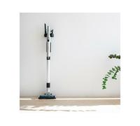 Cecotec - 08403 aspiradora de pie y escoba eléctrica Aspiradora escoba 2 en 1 Batería Secar Sin bolsa Negro, Azul, Acero inoxida