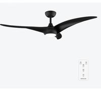 Cecotec 08616 - Ventilador de Techo Energysilence Aero 5295 Black 54" 3 Aspas Temporizador