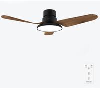 Cecotec 08623 - Ventilador de Techo Energysilence Aero 5200 Light Darkwood 43" 3 Aspas 6 Velocidades
