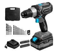 Cecotec Taladro Atornillador y Perforador de Batería CecoRaptor Perfect Drill 4020 Brushless Ultra. Batería 20V y 4000 mAh, Velocidad sin carga de 2000 rpm, Torque máximo de 46 Nm, 25+1 Posiciones