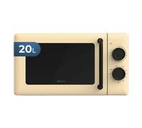 Cecotec A01_EU01_101127 - Microondas Libre Instalación Proclean 3110 Yellow 20 Litros con Grill