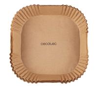 Cecotec Accesorios de Papel para Freidora de Aire sin Aceite Cecofry Paper Pack. Múltiples aplicaciones, 150 Piezas,. Material Seguro y Sostenible, Mejor limpieza, Fácil de Usar