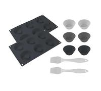 Cecotec Accesorios para Freidoras sin Aceite - Air Fryer - Cecofry SweetBake XL Pack Accessories. Moldes de Silicona Libre BPA para Donas y Magdalenas, Pinceles de Silicona, Compatibles Freidoras 9L