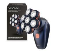 Cecotec Afeitadora Cabeza Hombre PrecisionCare Skull Victory. 7 Cuchillas Rotativas Flotantes, Pantalla Digital, 2 Velocidades, Autonomía 70mins, Resistente al Agua, IPX7, Incluye Cable USB