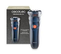 Cecotec Afeitadora Eléctrica Rotativa PrecisionCare One. Cuchillas de Acero Inoxidable, Autonomía 75mins, Cuchillas Autoafilables y de Doble Anillo, Cabezal Flotante, IPX7, Función Bloqueo