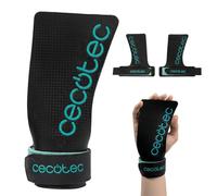 Cecotec Agarre de Cuero 2 Dedos para Gimnasia Drumfit Hand Grips. Capa de Piel Sintética, Protección Máxima contra Abrasiones y Callosidades, Ideal para Cross Training, Pesas y Fitness Funcional
