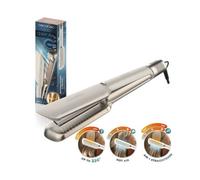 Cecotec plancha de pelo con aire air lisse champagne. 600w, protege el