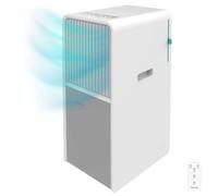 Cecotec Aire Acondicionado Portátil con Mando a Distancia ForceClima 9150 Style. 9000 BTU, Control Táctil, Pantalla LED, 4 Modos, 2 Velocidades, Modo Deshumidificador, Temporizador, 25m2