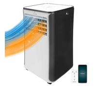 Cecotec Aire Acondicionado Portátil con Mando a Distancia, Wifi y Bomba de Calor ForceClima 9500 Heating Connected. 9000 BTU, Pantalla LED, 5 Modos, Cobertura 20-25m2