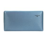 Cecotec Almohada Flow Luxury 135 cm. 100% Viscoelástica Firmeza Medio-Alta Núcleo con Carbono Activo Tacto Extra Suave Funda Transpirable Azul