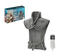Cecotec Almohadilla Eléctrica Espalda y Cuello HeatConfort ThermaBack | 130W, 10 niveles de temperatura, 6 ajustes de temporizador, Lavable, 100x64 cm
