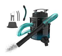 Cecotec Aspirador de Cenizas de 20L Conga Ash 5000 Free. 1200W, Poder de Succión 18kPa, Tubo con Recubrimiento Metálico, Boquilla de 38mm, Fácil Transporte Gracias a Sus Ruedas y Asa
