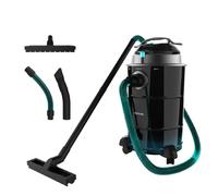 Cecotec Aspirador de Cenizas de 30L Conga Ash 6000 Easy Go Home XL. 1500 W de Potencia, Poder de Succión 21kPa, Tubo con Recubrimiento Metálico, Ruedas y Asa de Transporte, Cable de 6m