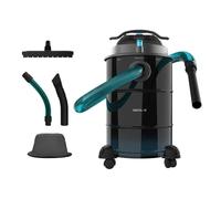 Cecotec Aspirador de Cenizas de 30L Conga Ash 6000 Easy Go Home XL. 1500 W de Potencia, Poder de Succión 21kPa, Tubo con Recubrimiento Metálico, Ruedas y Asa de Transporte, Cable de 6m