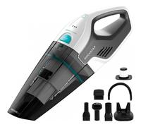Cecotec Aspirador de Mano sin Cable Conga Rockstar Hand 8,4V. 50 W, Sin Bolsa, Sólidos y Líquidos, Autonomía 20 mins, Potencia de Succión 4,5 kPa, Filtro de Alta Eficiencia, 500 ml