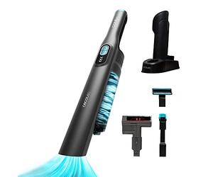 Cecotec Aspirador de Mano sin Cable Conga Rockstar Micro+ Turbo. 210 W, Digital, 20 kPa, Autonomía de hasta 40 min, 2 Modos, Accesorios: 2en1, Tapicerías, Motorizado de Tapicerías y Colchones