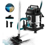 Cecotec Conga Rockstar Wet & Dry Steel Max Aspirador de Sólidos y Líquidos 1400W