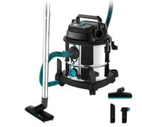 Cecotec Aspirador de Sólidos y Líquidos de 20 L Conga Rockstar Wet & Dry Steel Neo. 1400W, 22 kPa, Depósito 20L, Aspirador y Soplador, Estructura Metálica, 4 Accesorios, Ruedas, Radio de Acción 5m