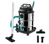 Cecotec Aspirador de Sólidos y Líquidos de 30L Conga Rockstar Wet & Dry Steel Neo Pro. 1600W, 23kPa, Sistema de Drenado, Doble Filtrado, Estructura Metálica, Ruedas, Radio de Acción 5m