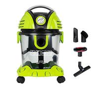Cecotec Aspirador de Sólidos y Líquidos sin Bolsas Wet&Dry T. 1200W, 7 Metros de Radio de Acción, Capacidad 15 L, Filtro HEPA y Filtro de Agua, Regulador de Potencia, Soplador, 5 Accesorios