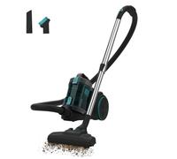 Cecotec Aspirador de Trineo sin Bolsa Conga Rockstar Cyclonic XL. 890W, Depósito Gran Capacidad 2.5L, Filtro Alta Eficiencia, Tubo Telescópico Metálico Ajustable y Accesorios para Muebles y Esquinas