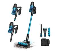 Cecotec Aspirador Escoba sin Cable 3 en 1 Conga Rockstar 350 Longlife Jalisco. 215 W, 12 kPa, 60 Minutos de Autonomía, Cepillo Jalisco, Depósito de 500 ml, Ciclón Paralelo