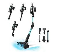 Cecotec Aspirador Escoba sin Cable Conga Rockstar 2500 Thunder Flex Animal. Ciclón Paralelo, 400W, 30 kPa y 122 AW, 65mins de Autonomía Máxima, Tubo Flexible, Cepillo Jalisco y Accesorio Animales