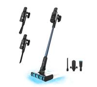 Cecotec Aspirador Escoba sin Cable Conga Rockstar 5500 Hurricane Twice. 3 en 1, Ciclón Paralelo, 630 W, 30 kPa y 180 AW, Autonomía Máxima 90 mins, Tubo Rígido, Doble Rodillo, Accesorio Muebles