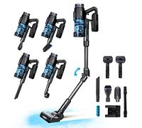 Cecotec Aspirador Escoba sin Cable Conga Rockstar Deepclean Animal. 3 en 1, 215 W, 21 kPa, Autonomía 40 Minutos, Cepillo Mixto, Depósito 500 ml, Ciclón Paralelo, Tubo Flexible y Accesorio Animales