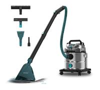 Cecotec Aspirador Sólidos, Líquidos, Tapicerías y Alfombras con Cable Conga CarpetClean 20000 Pro Ultra. 1600W, 21kPa de Potencia, Función 2 en 1, Capacidad 20L, Kit Accesorios, Radio de Acción 7m