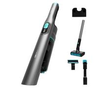 Cecotec Aspiradora de Mano con Accesorio Aspirador Escoba 2100 Twice | Motor Digital Brushless 210W, Poder de Succión 20kPa, Autonomía 40mins, 2 Modos, Accesorio 2en1, Accesorio Tapicerías y Base