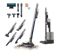 Cecotec Aspiradora Escoba Ligera sin Cable con Base Autovaciado Scoba 3000 Station. Motor Digital Brushless 210W, Presión de Succión 20kPa, Autonomía 40 Minutos, 2 Modos, Cepillo Jalisco, Accesorios