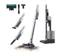Cecotec Aspiradora Escoba sin Cable con Base de Autovaciado Scoba 2100 Station. 210W, Motor Digital Brushless, Presión de Succión 20kPa, Autonomía 40mins, 2 Modos, Cepillo Jalisco, Accesorio 2 en 1