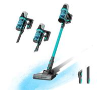 Cecotec Aspiradora Escoba Sin Cable Conga Rockstar 1500 Horizon Genesis XL. 215W Potencia Total, Autonomía 45min, Cepillo Mixto, 2 Modos de Succión, Parallel Cyclone System, Depósito 600ml