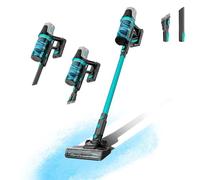 Cecotec Aspiradora Escoba Sin Cable Conga Rockstar 1500 Horizon X-Treme XL. 215W Potencia Total, Autonomía 60min, Cepillo Mixto, 2 Modos de Succión, Parallel Cyclone System, Depósito 600ml