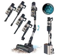 Cecotec Aspiradora Escoba Sin Cable Conga Rockstar 5500 Hurricane Station Pet Flex, Max 220AW 700W, Base Autovaciado, Hasta 90min Autonomía, Cepillo antienredo, Tubo flex, Ciclón paralelo, Acc mascota