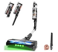 Cecotec Aspiradora Escoba sin Cable Conga Rockstar S30 Flex. 240W, Potencia de Succión 80AW y 20kPa, Cepillo Antienredos Hairless, Autonomía 45mins, Luz LED Verde, Tubo Flexible, Diseño Ligero