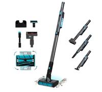 Cecotec Aspiradora Escoba sin Cable Ligera Scoba 2100 Twice MAX Essential. 210W y 20 kPa, Motor Digital Brusless, Autonomía 45mins, Cabezal Motorizado Omnidireccional con Doble Cepillo, 3 Accesorios